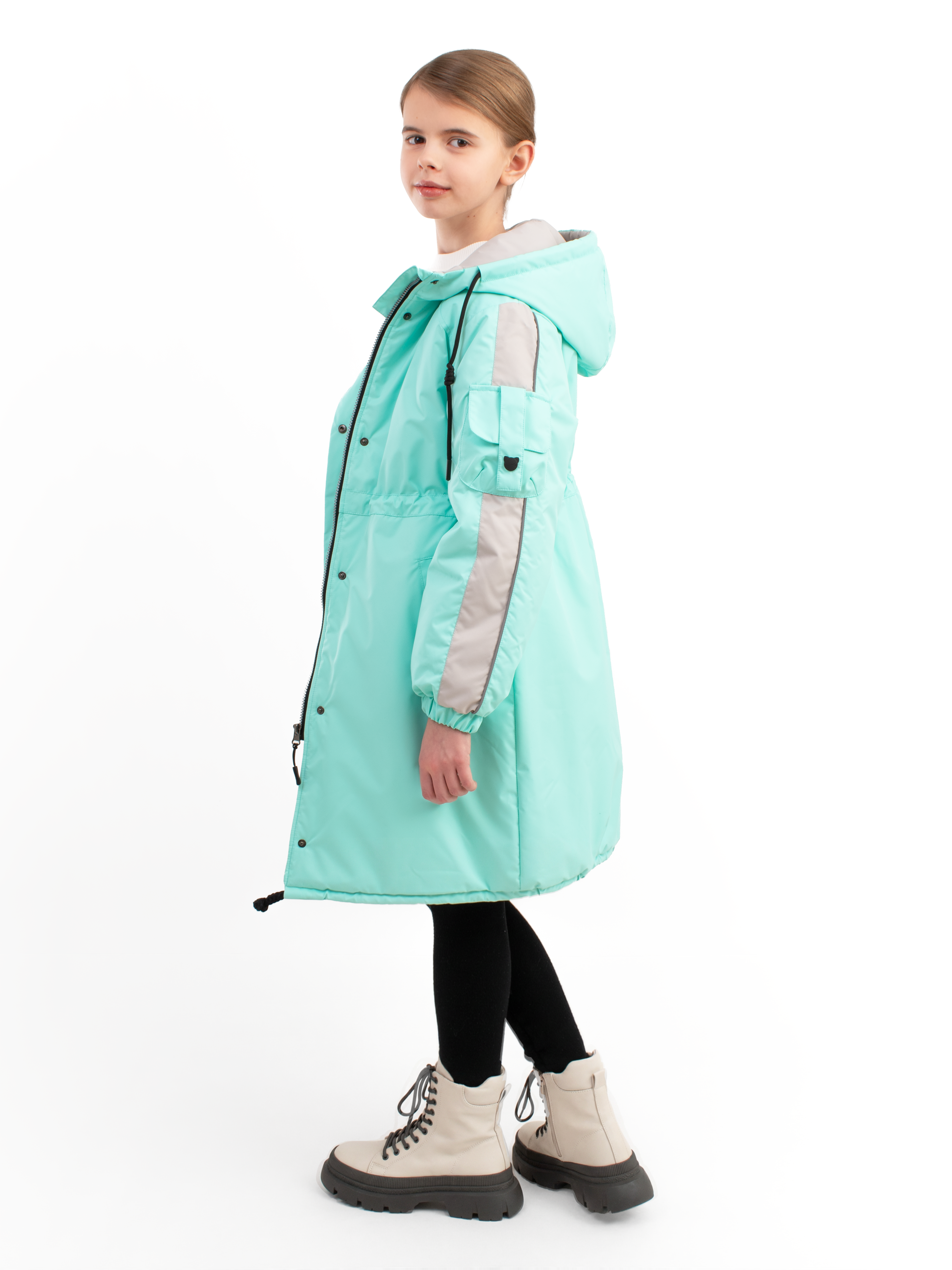 Пальто AllisZhuk 481-01/мятный - фото 3