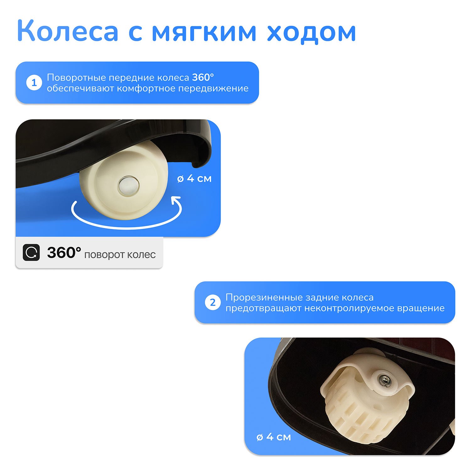 Ходунки Nuovita Vettura синий - фото 10