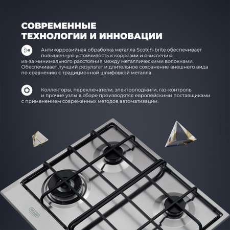 Газовая варочная панель Simfer Simfer H60N40W570