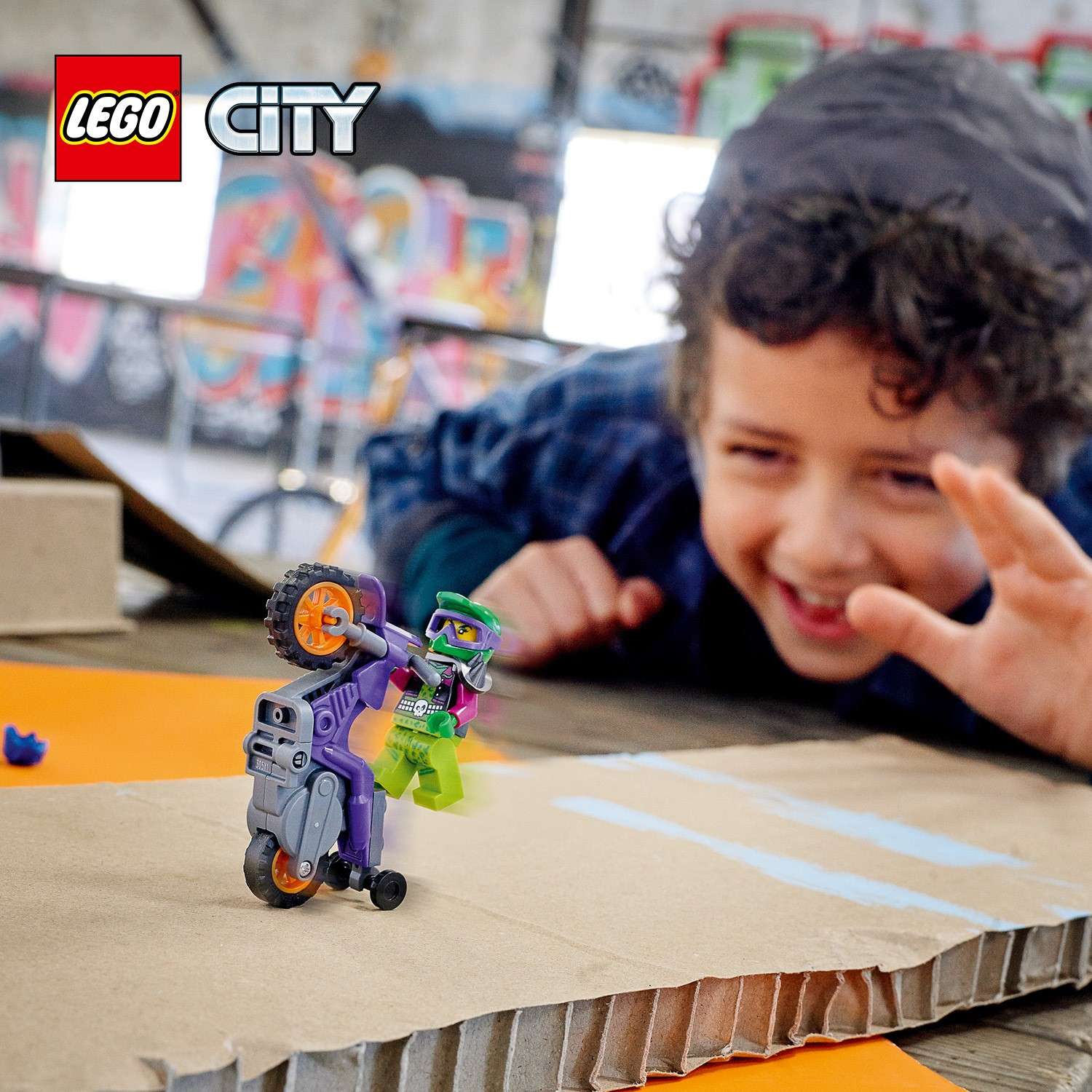 Конструктор LEGO City Wheelie Stunt Bike блочный - фото 5