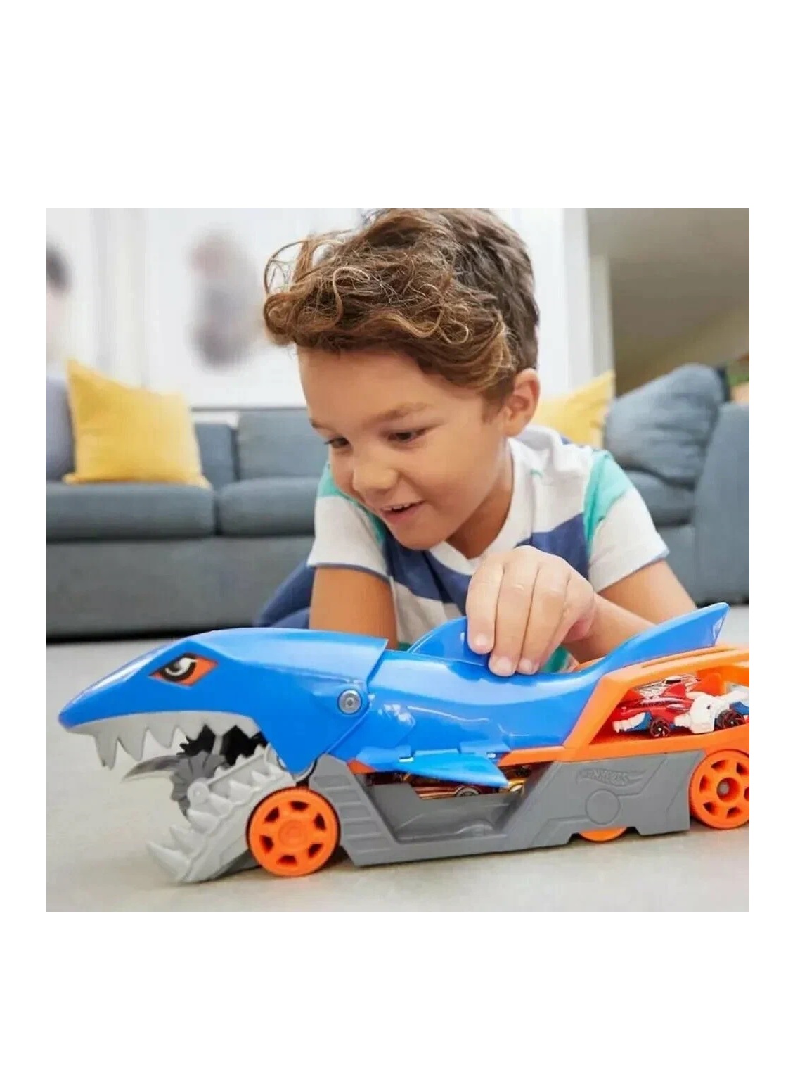 Игровой набор Hot Wheels Голодная акула с машинкой 1:64 GVG36 - фото 14