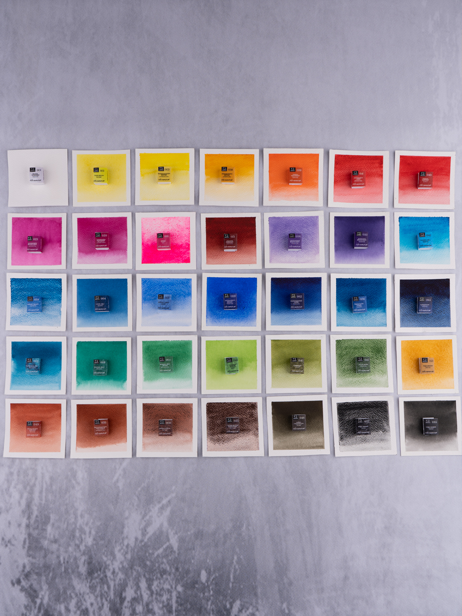 Краски акварель Малевичъ 35 цв. - фото 13