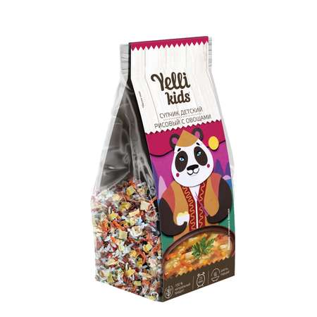 Супчик Yelli Kids детский рисовый с овощами 100г