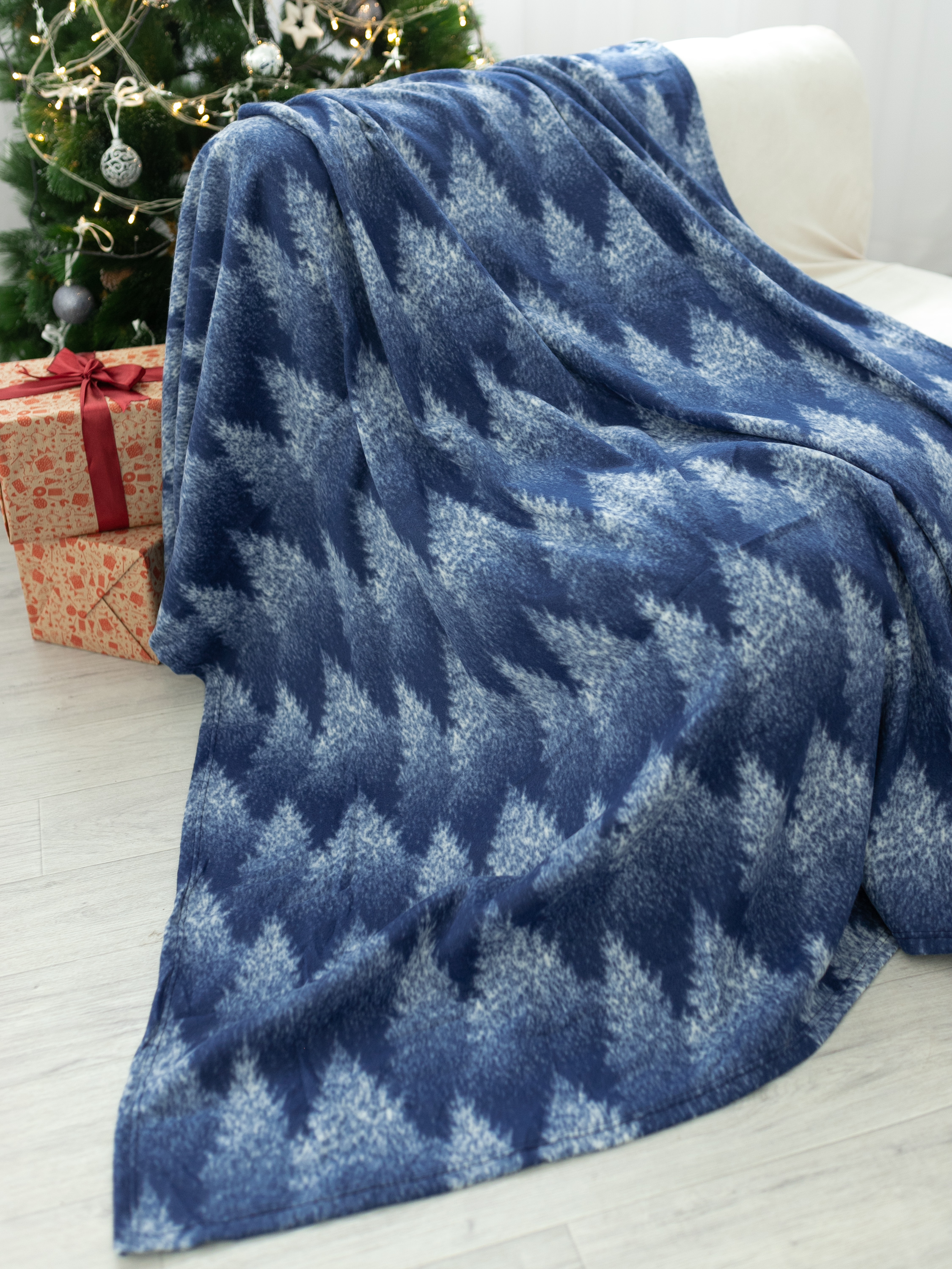 Плед Wellness WPL152-Зимний 8 150 x 200 см флис - фото 2