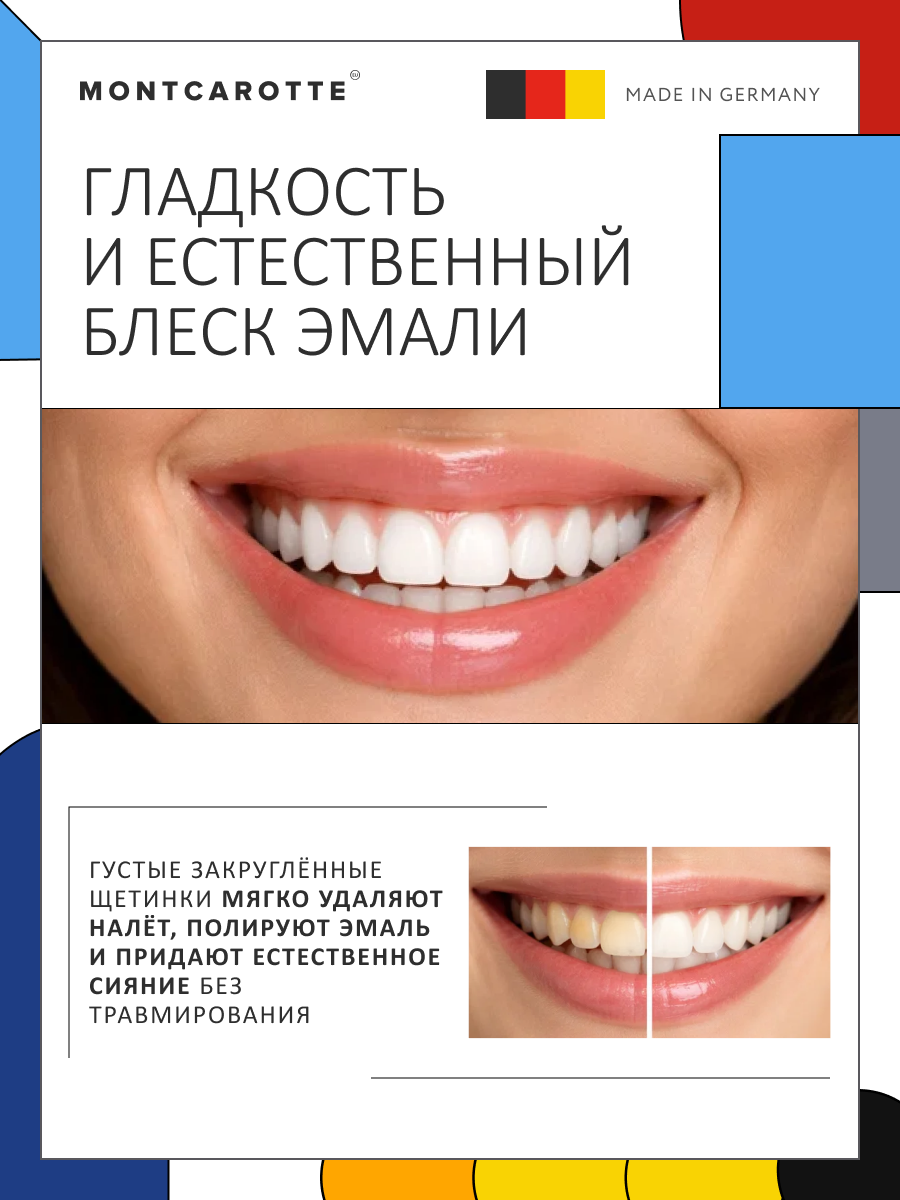 Зубная щетка классическая Montcarotte от 12 лет 1 шт. - фото 7