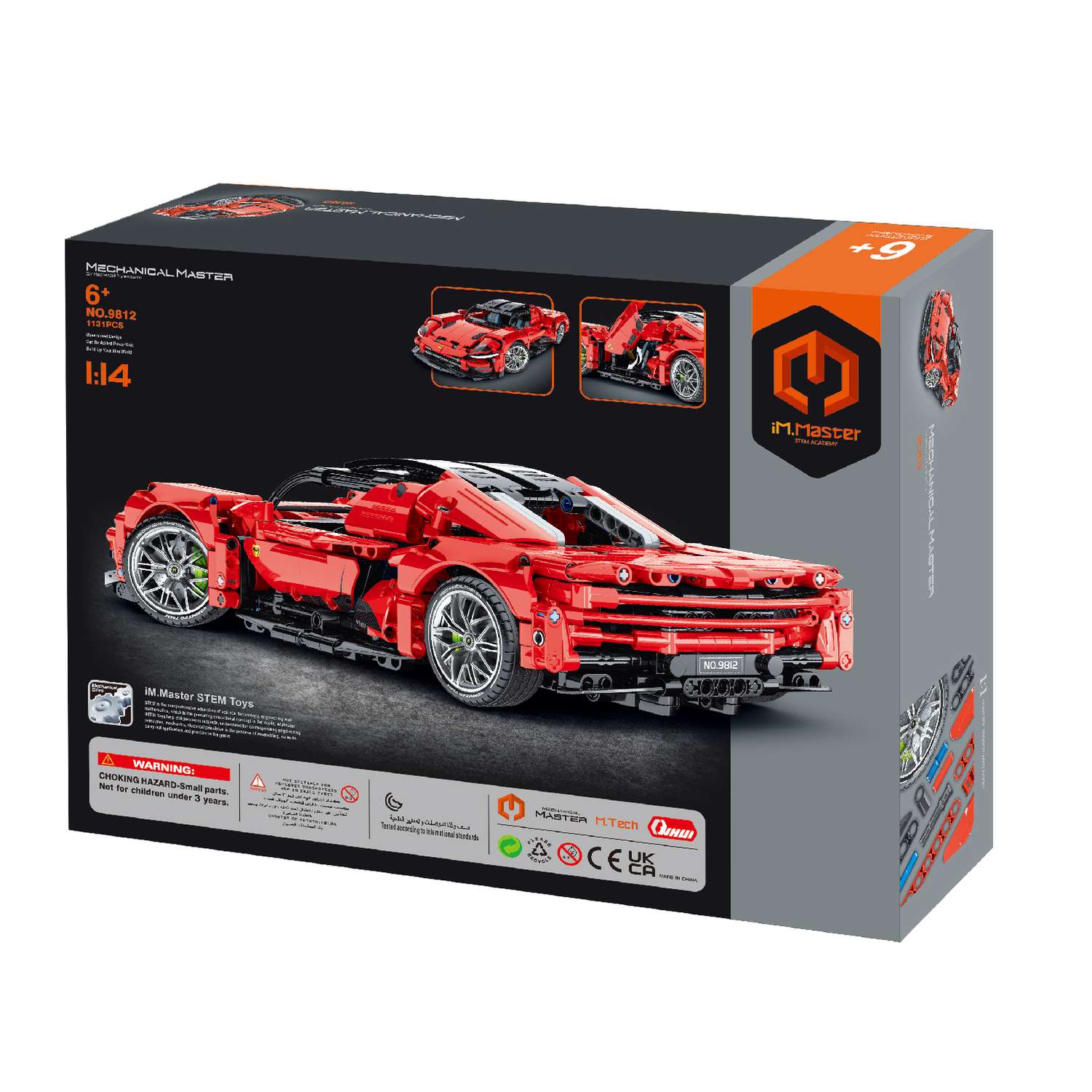 Конструктор Im.Master Спортивный автомобиль блочный - фото 6