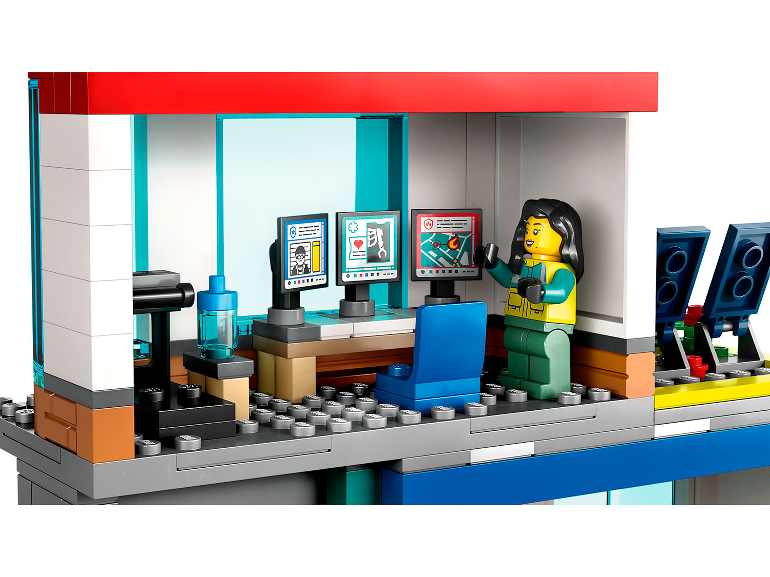Конструктор LEGO City Emergency Vehicles HQ блочный - фото 12