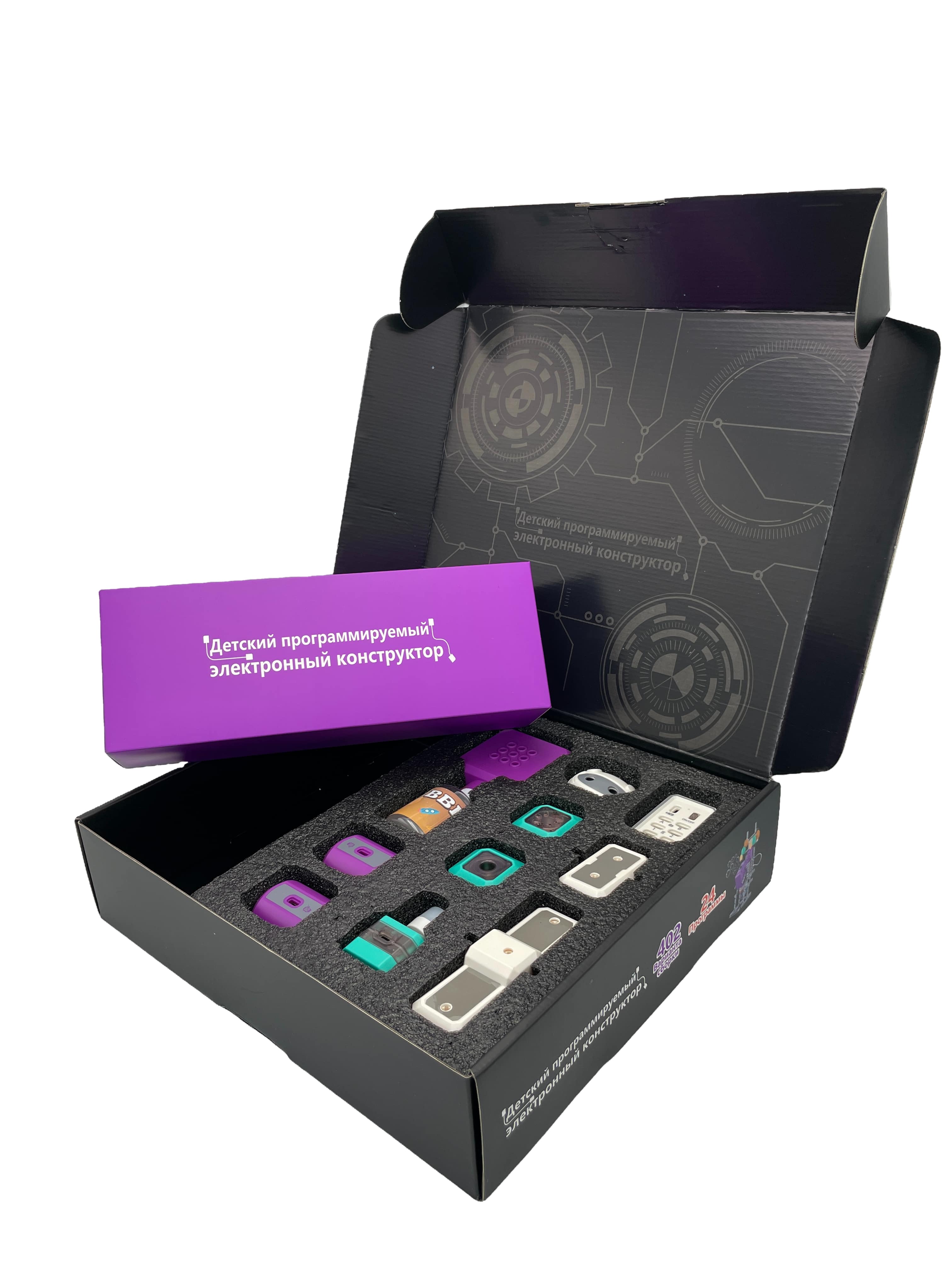 Конструктор SCIENCE EDUCATION Робототехника 402 эксперимента электронный 197 дет. - фото 19