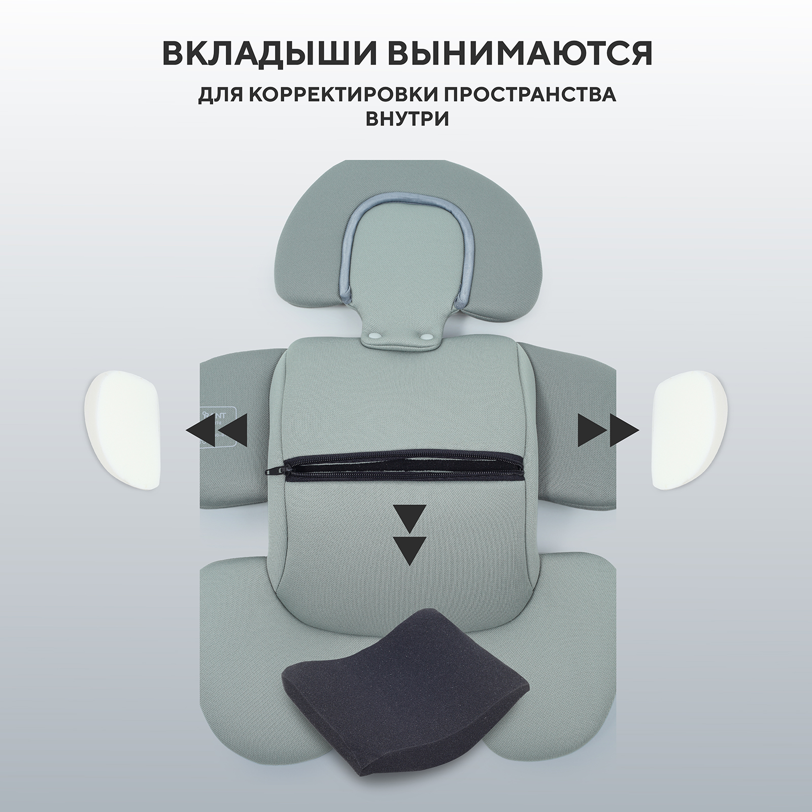 Автокресло Rant ASTER zero 0 (0 -13 кг) зеленый - фото 12