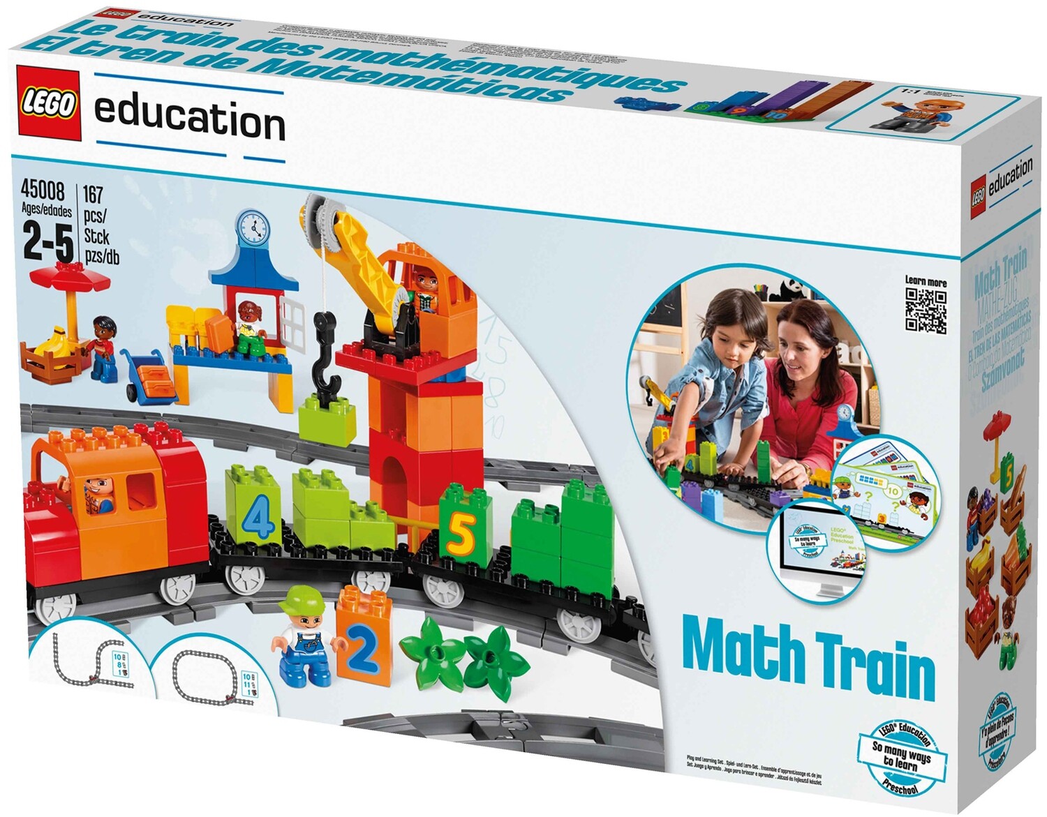 Изображение товара Конструктор LEGO Education Математический поезд 167 дет.