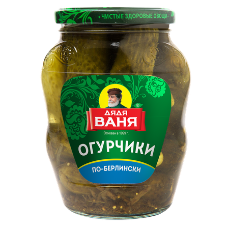Огурчики маринованные Дядя Ваня По-Берлински 680г