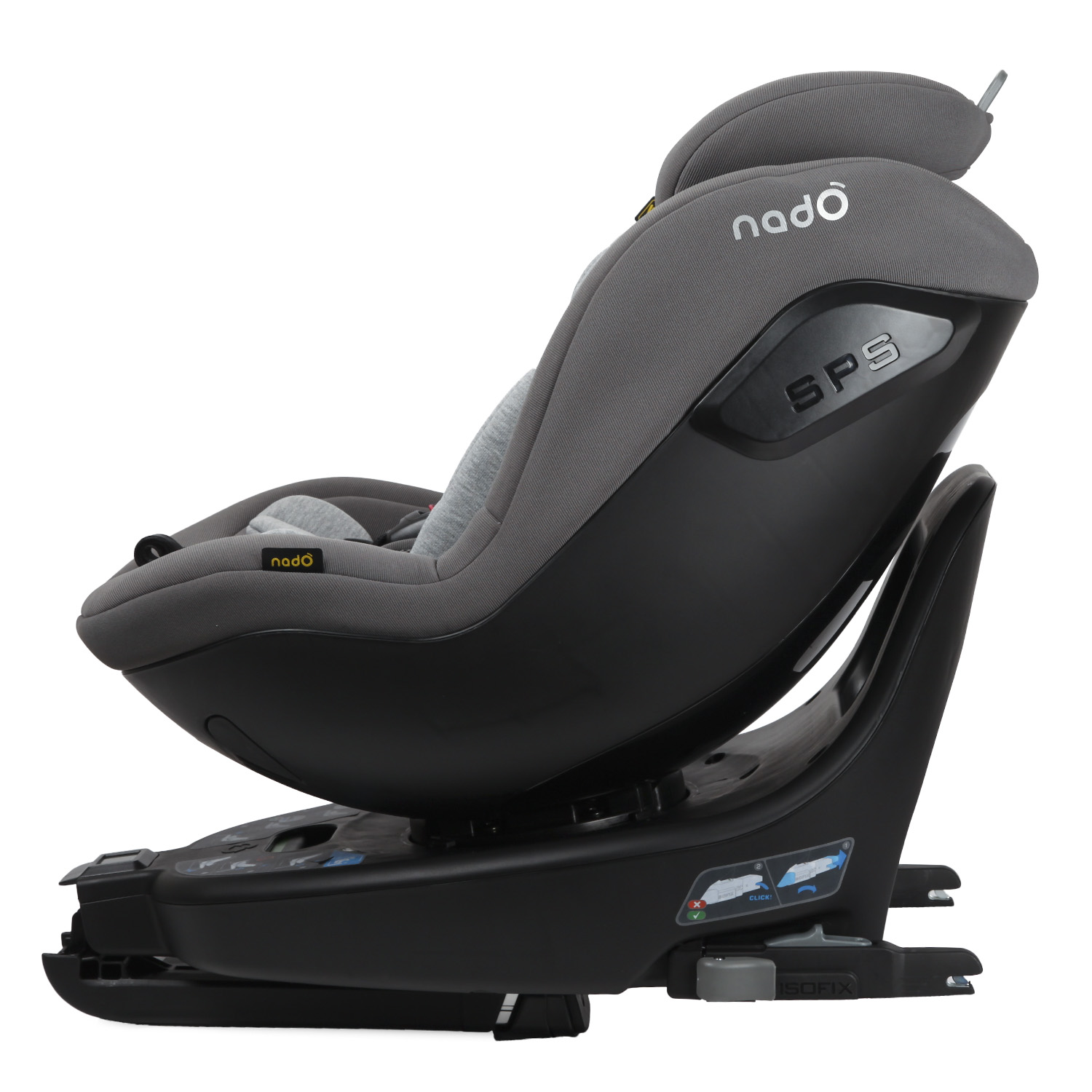 Автокресло nado Coconut ash Isofix 0+/1 (0-18 кг) - фото 16