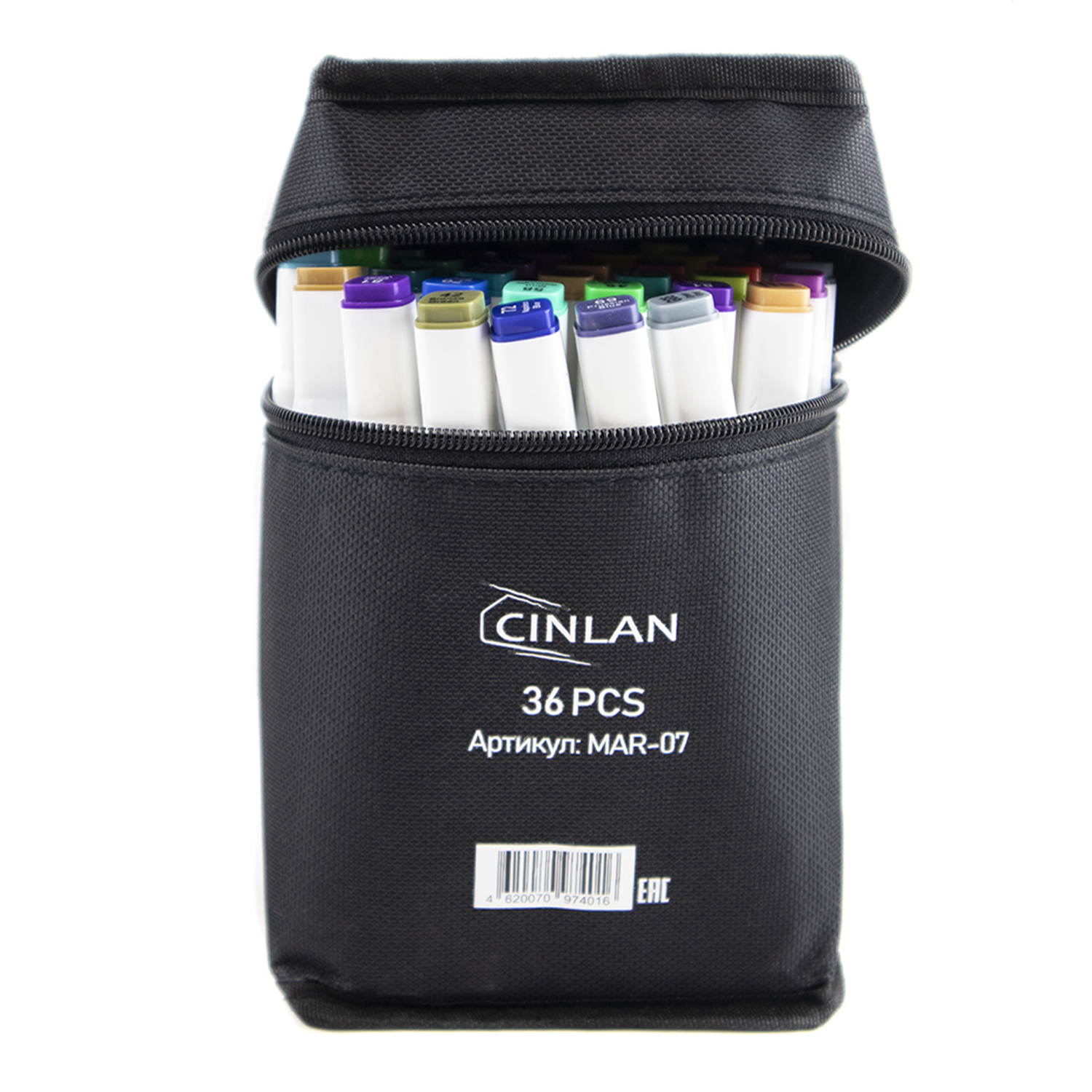 Скетчмаркеры CINLANKIDS двусторонние 36 шт. - фото 8