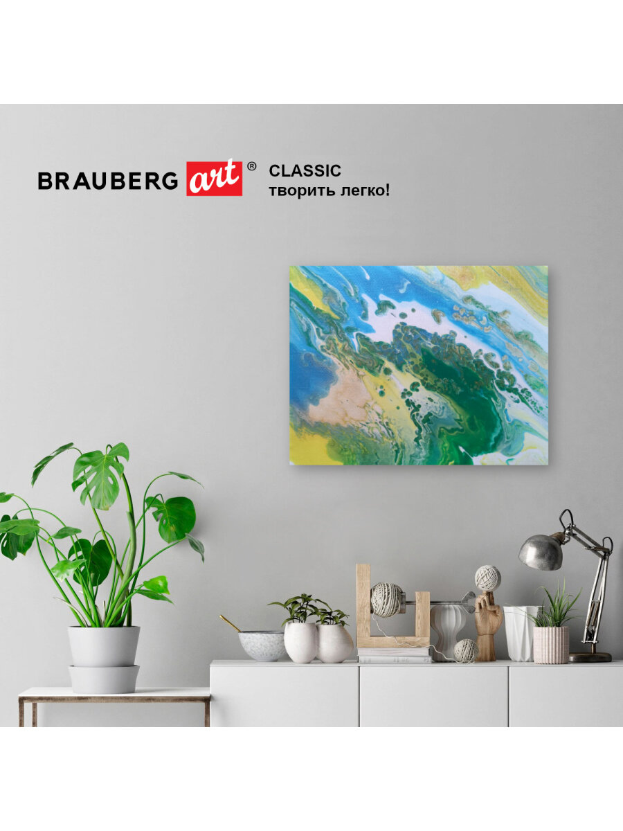 Краски акриловые Brauberg 4 цв. - фото 15