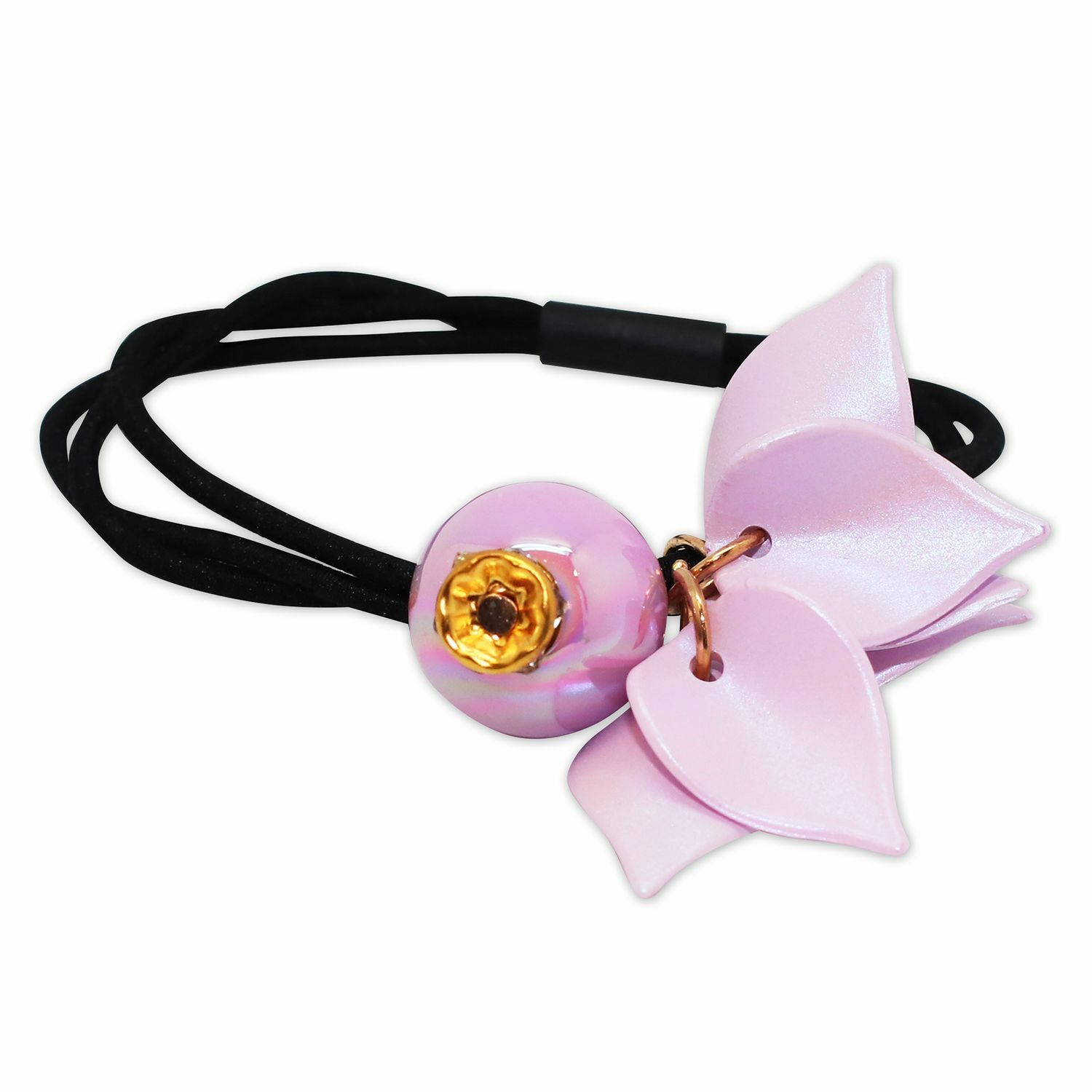 Резинка B and H Жемчужные шарики и цветок 2 шт. - фото 12