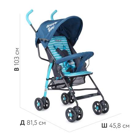 Коляска прогулочная Babyton Zoo Blue