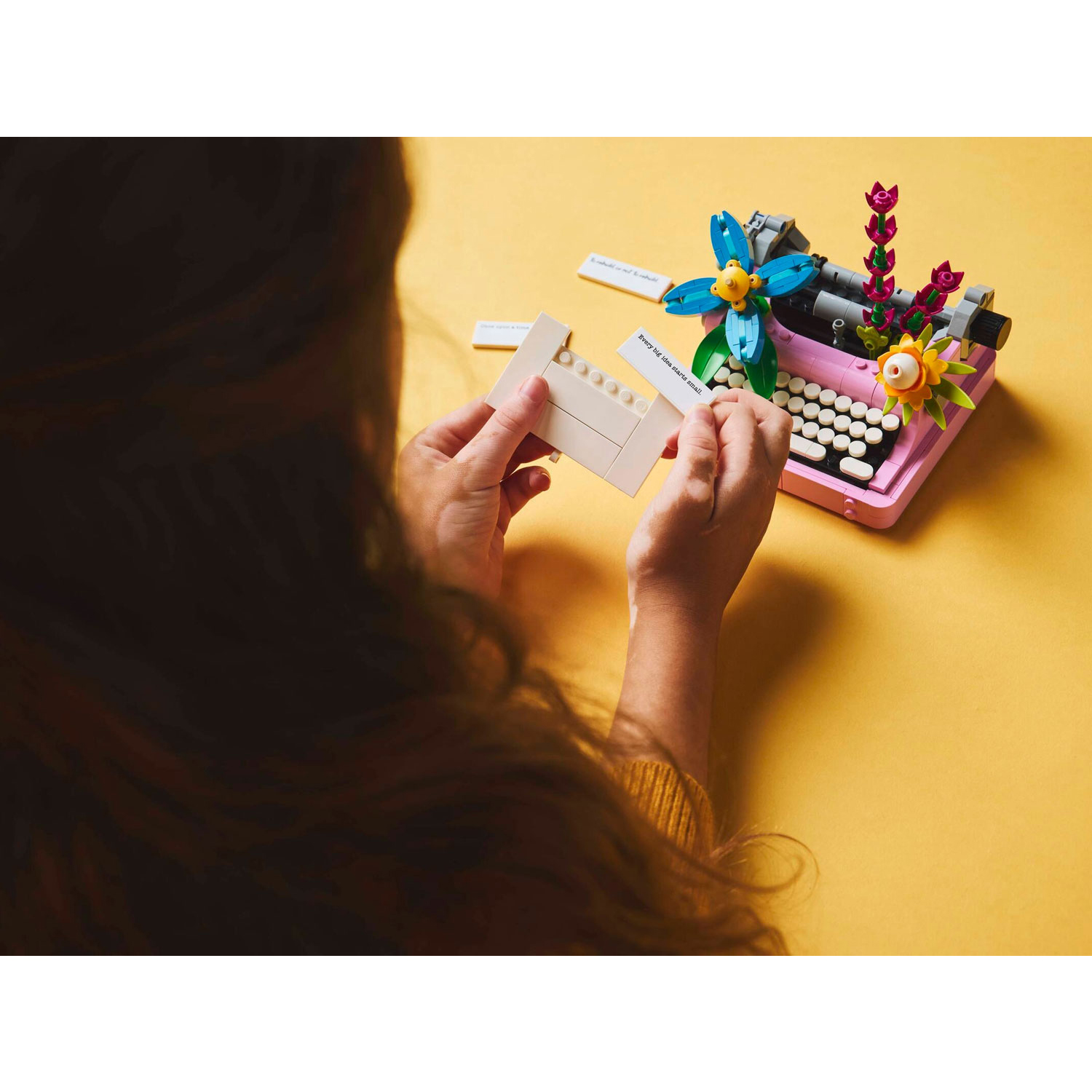 Конструктор LEGO Creator Печатная машинка с Цветами блочный - фото 5