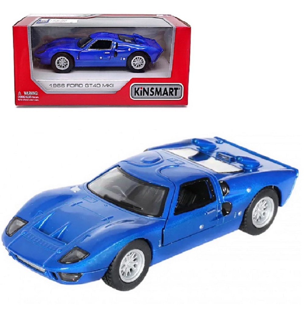 Автомобиль KINSMART Ford Ford GT40 MKII 1966 1:36 KT5427W/4 - фото 1