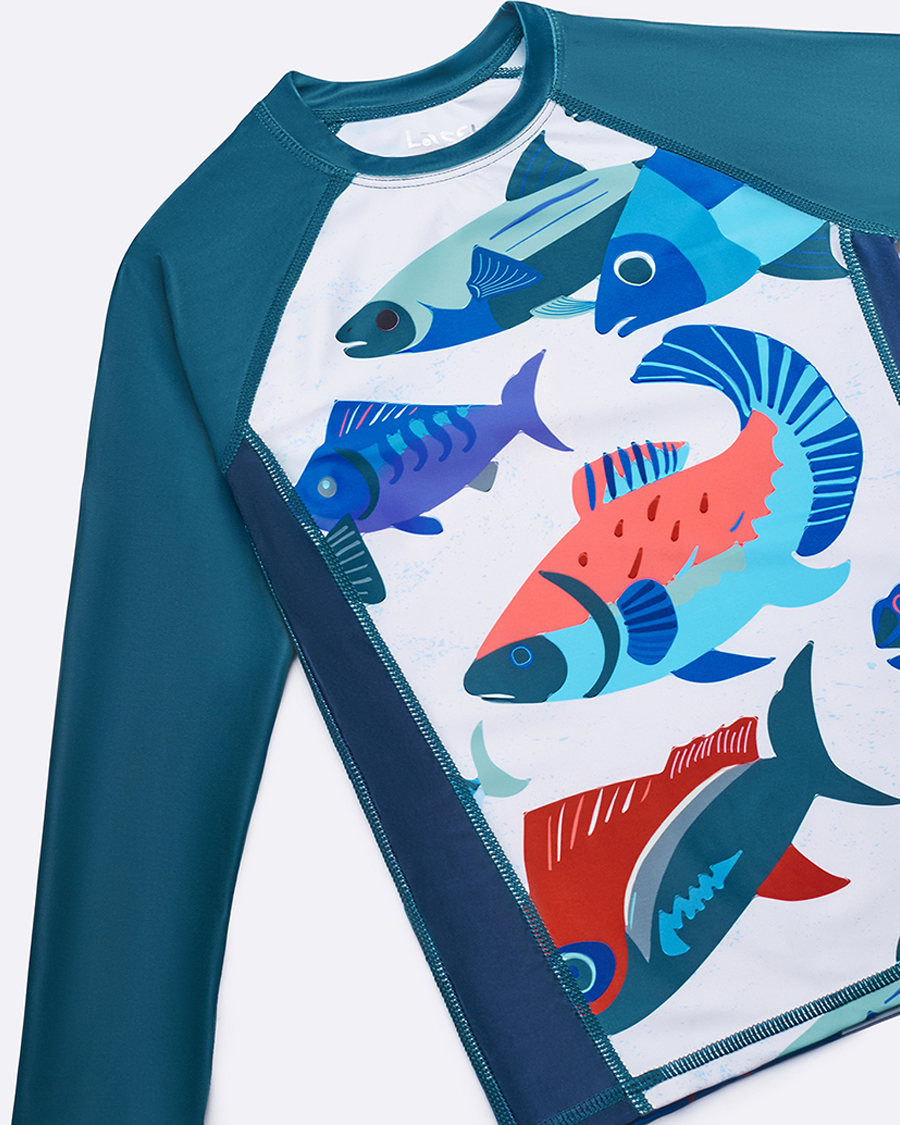 Купальный лонгслив Lassie с УФ-защитой 72204404-8890 - фото 4
