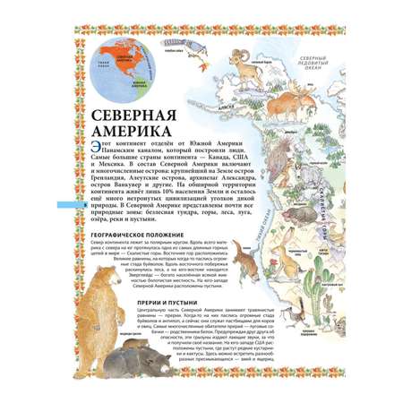Книга Эксмо Мир животных в картинках
