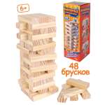 Настольная игра Рыжий кот Дженга Падающая башня классическая