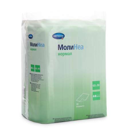 Пелёнки одноразовые Molinea 60х90 см 30 шт.
