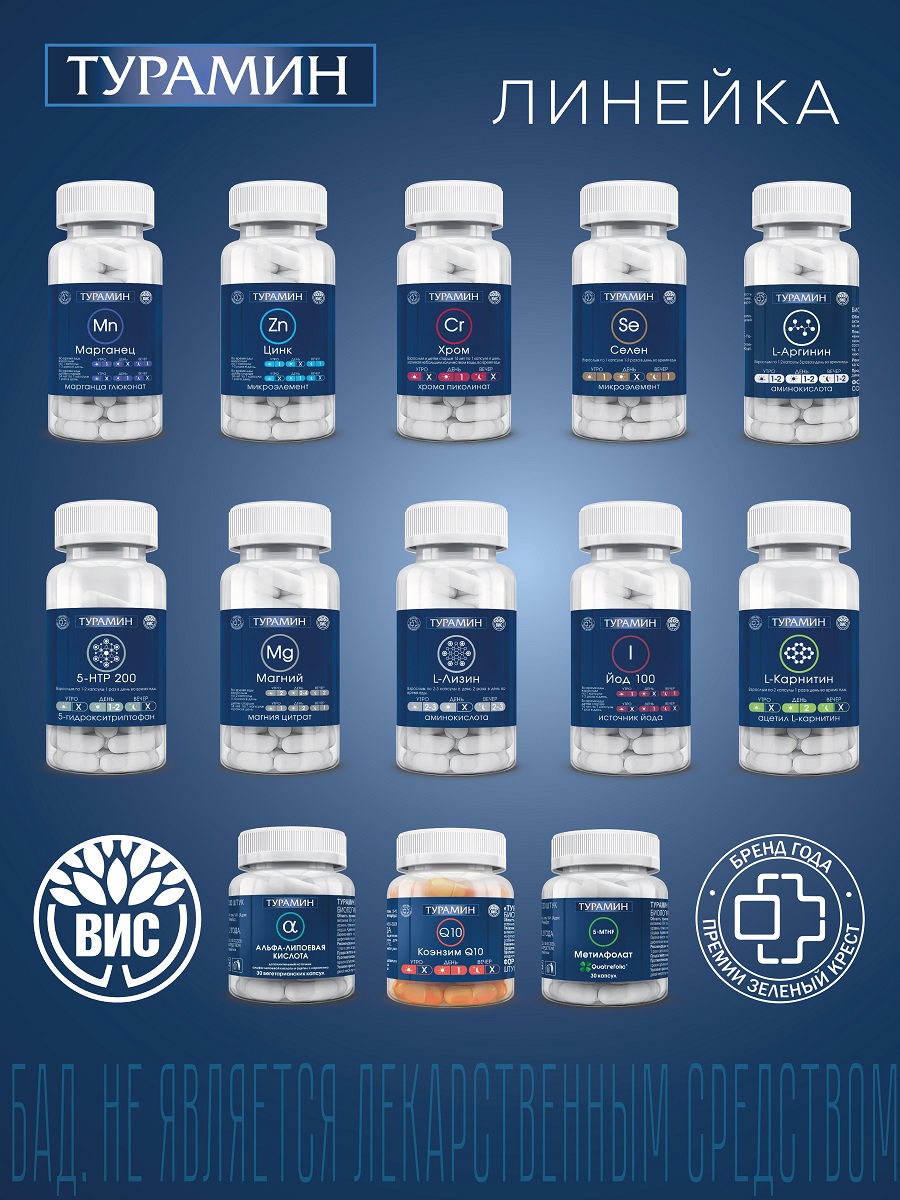 БАД Турамин 5-HTP 200 гидрокситриптофан капсулы №60 - фото 12