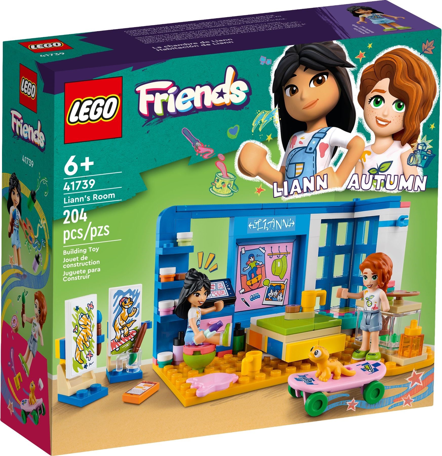 Изображение товара Конструктор LEGO Friends Комната Лиэнн 41739 1513 деталей для творчества Изображение товара Конструктор LEGO Friends Комната Лиэнн 41739 1513 деталей для творчества