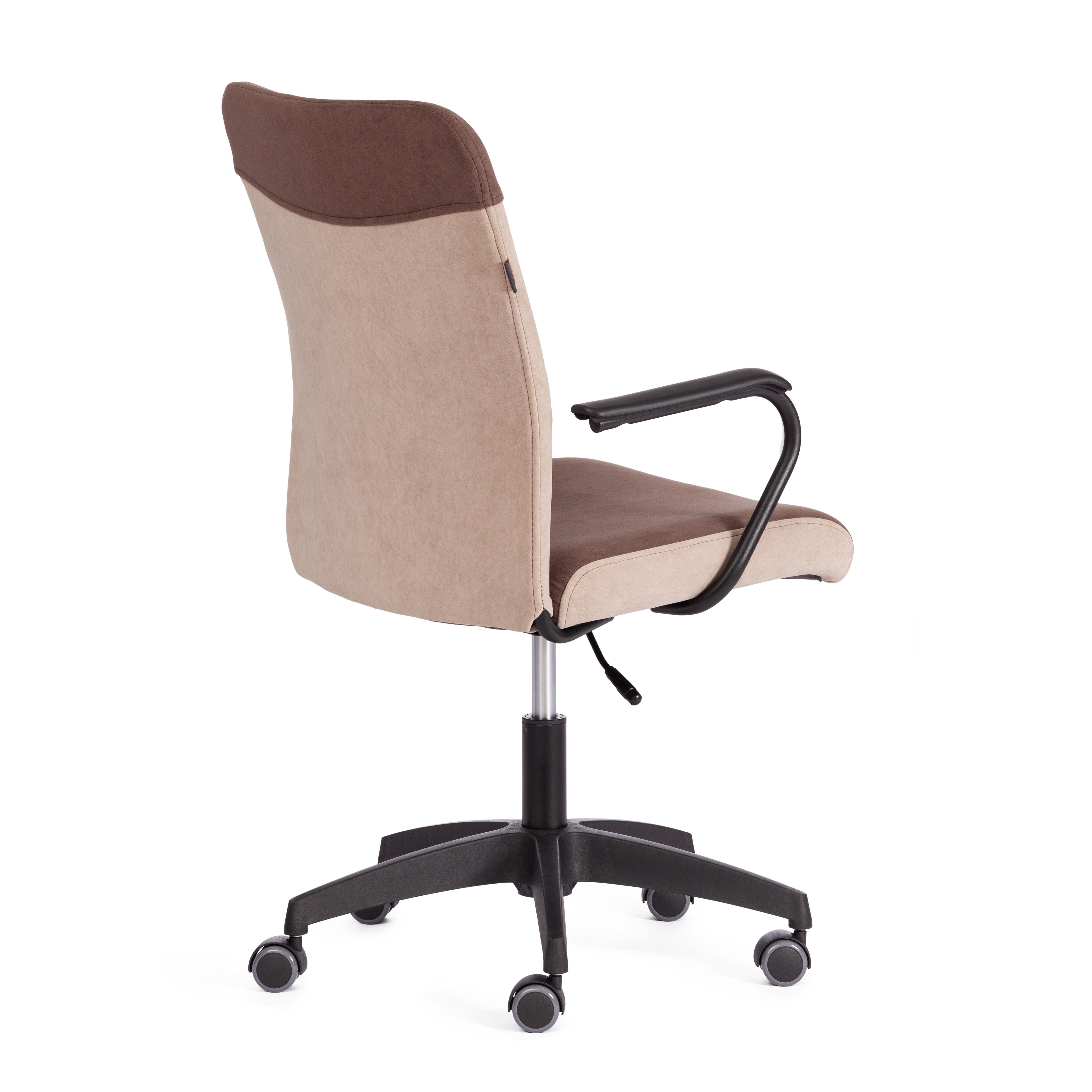Компьютерное кресло TETCHAIR Флай флок коричневый бежевый - фото 4