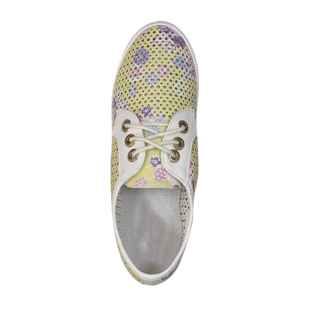 Туфли BEST.A 967110/01-01-OV BESTA Кеды для девочки,желтый - фото 3