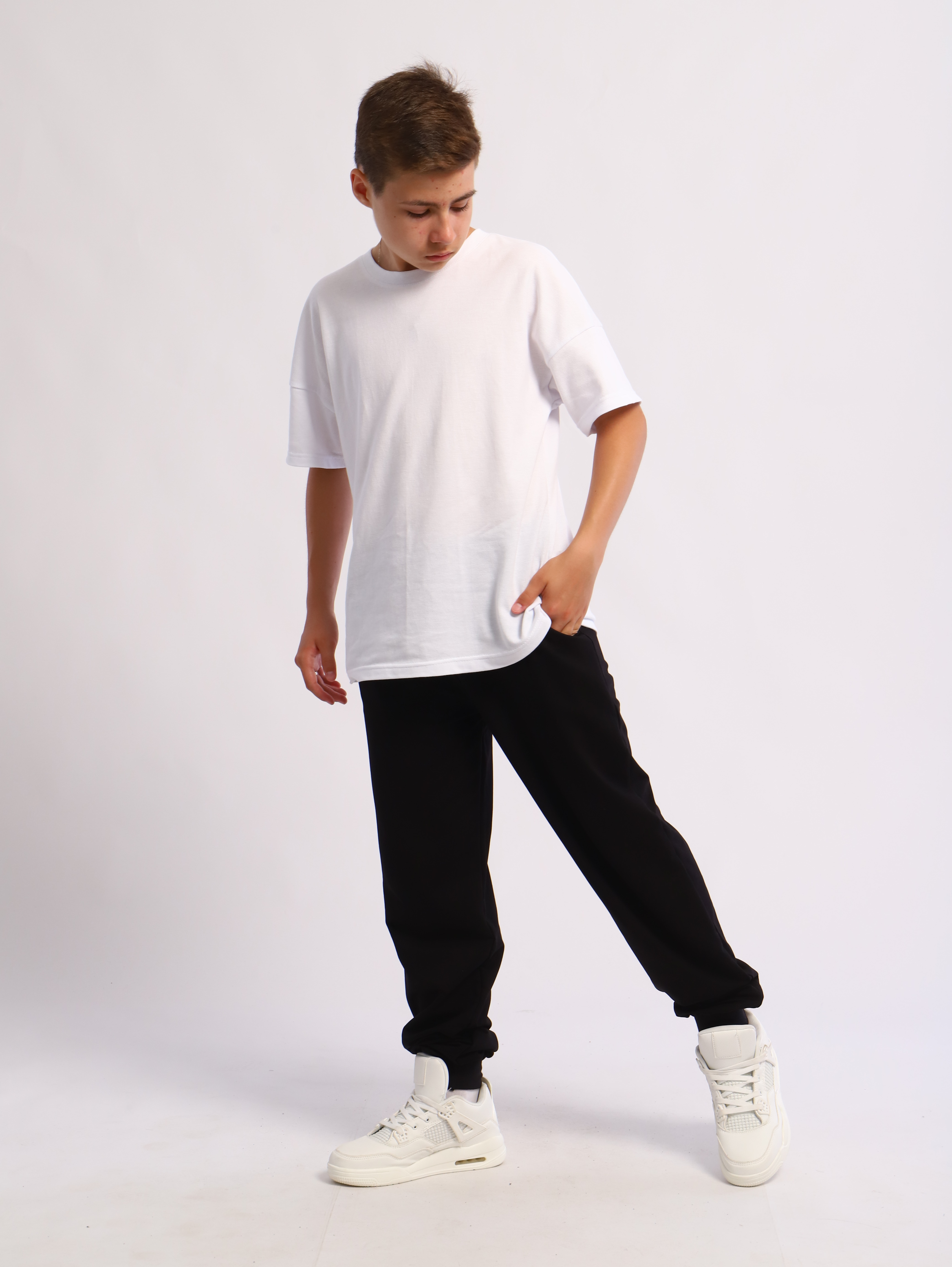 Брюки ЛАДОШКИ Брюки Бой черный - фото 5