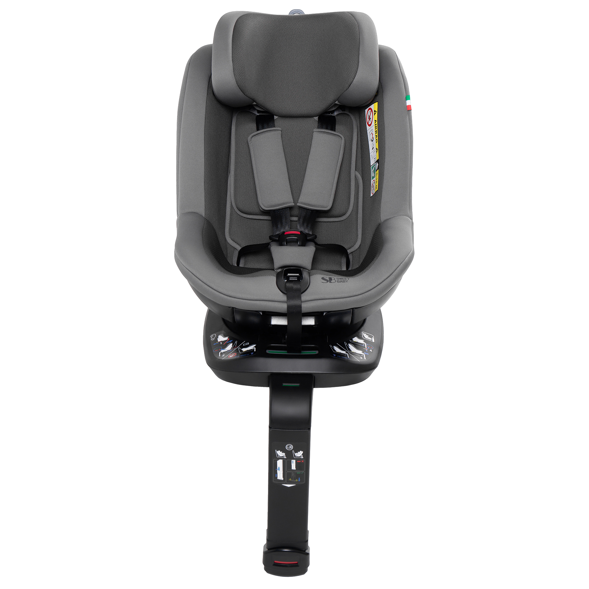 Автокресло Sweet Baby Odyssey B3 i-Size Dark Grey Isofix 0+/1 (0-18 кг) серый - фото 21