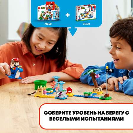 Конструктор LEGO Super Mario Dorrie Beachfront Set блочный