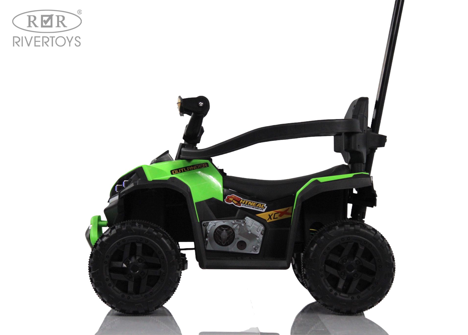 Электромобиль RIVERTOYS F003FF-A-NEW-GREEN - фото 3