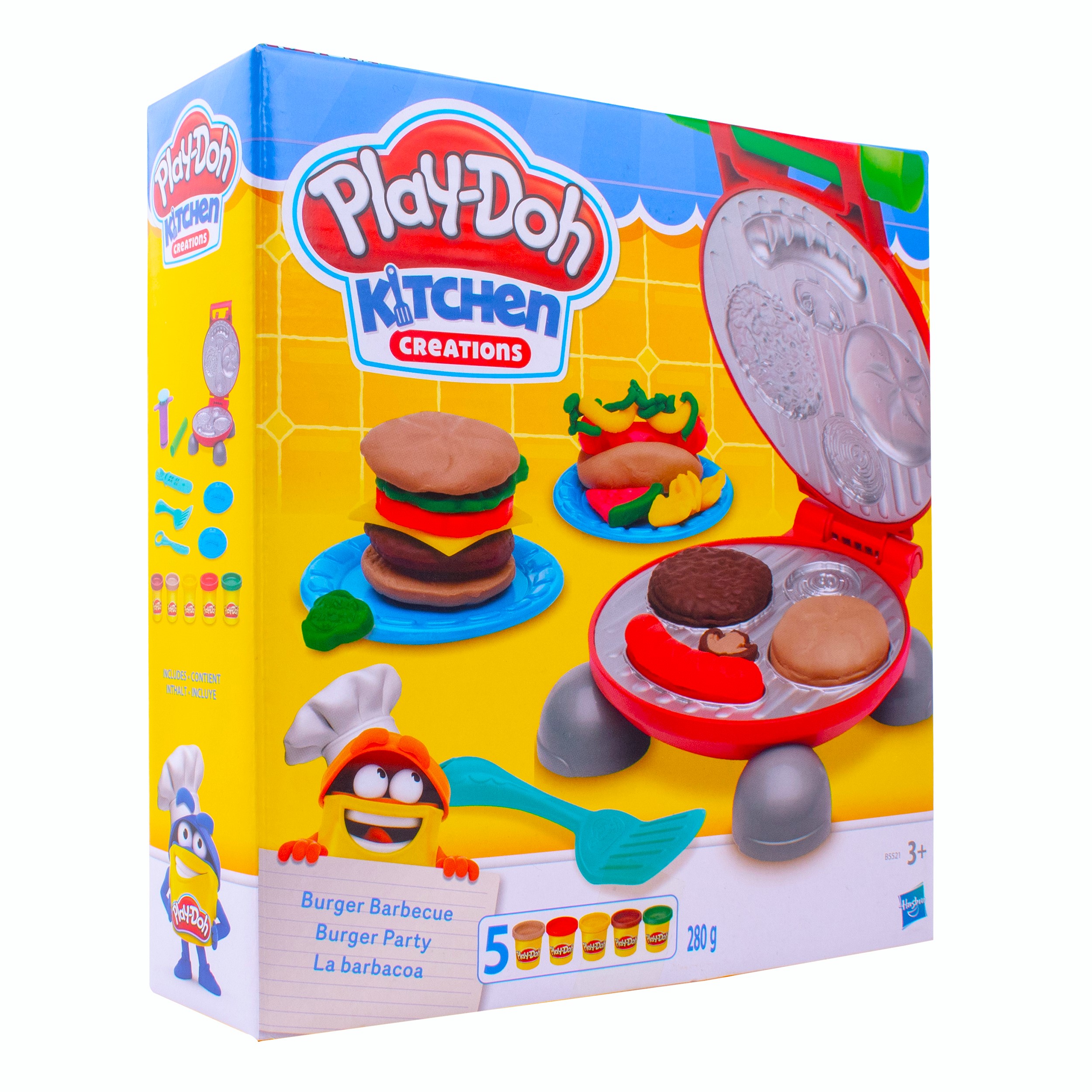 Масса для лепки Hasbro Play-Doh Бургер-гриль - фото 5
