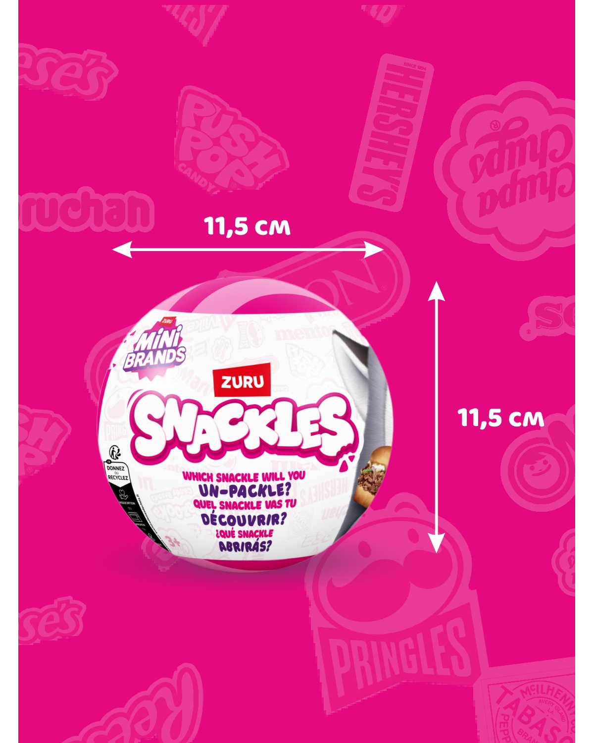 Игрушка Zuru Snackles в непрозрачной упаковке (Сюрприз) 77510GQ1-S1W2-S006 - фото 4
