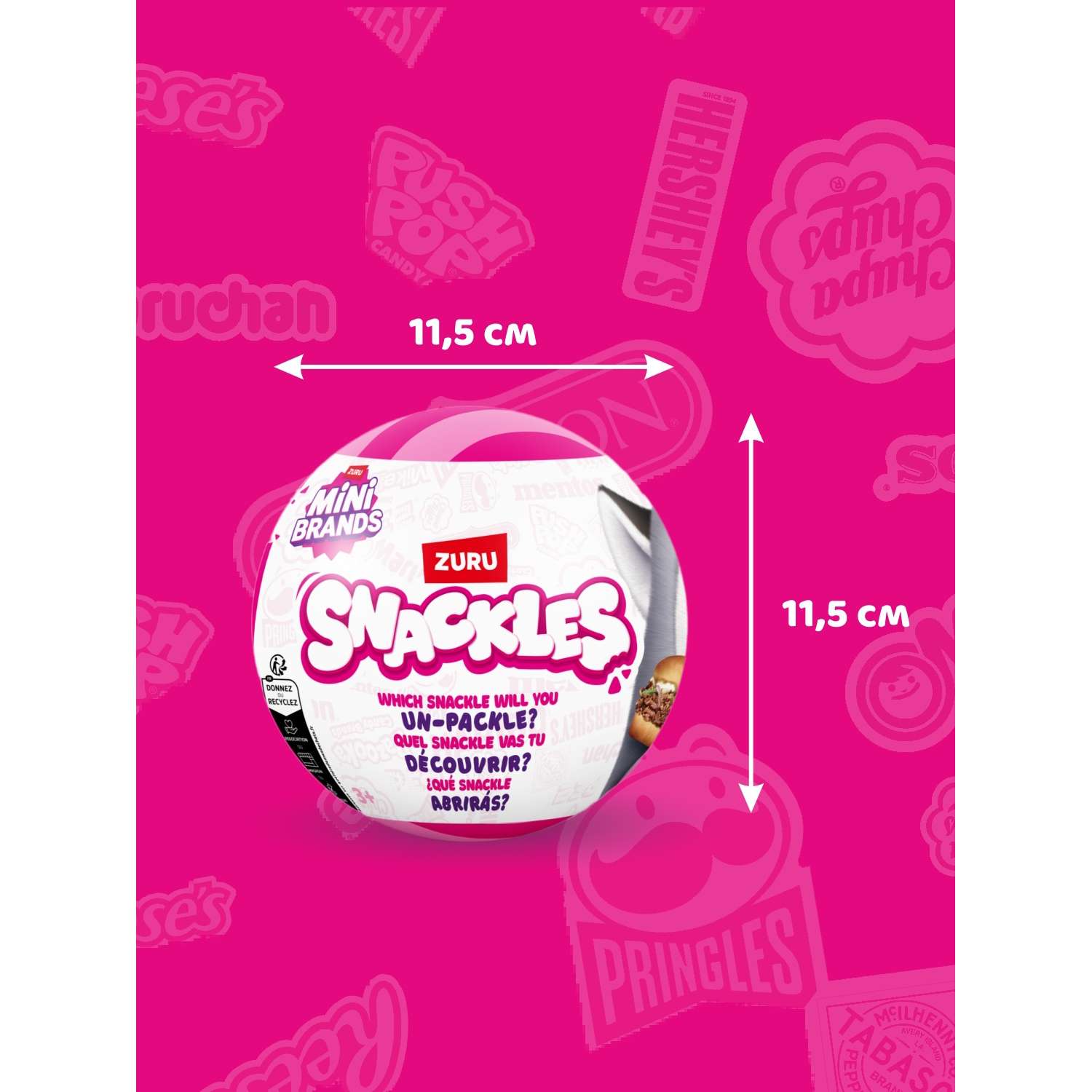 Игрушка Zuru Snackles в непрозрачной упаковке (Сюрприз) 77510GQ1-S1W2-S006 - фото 4