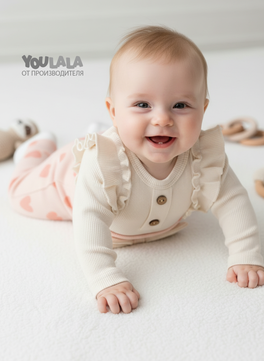 Боди и штанишки YOULALA 6943400106 - фото 1