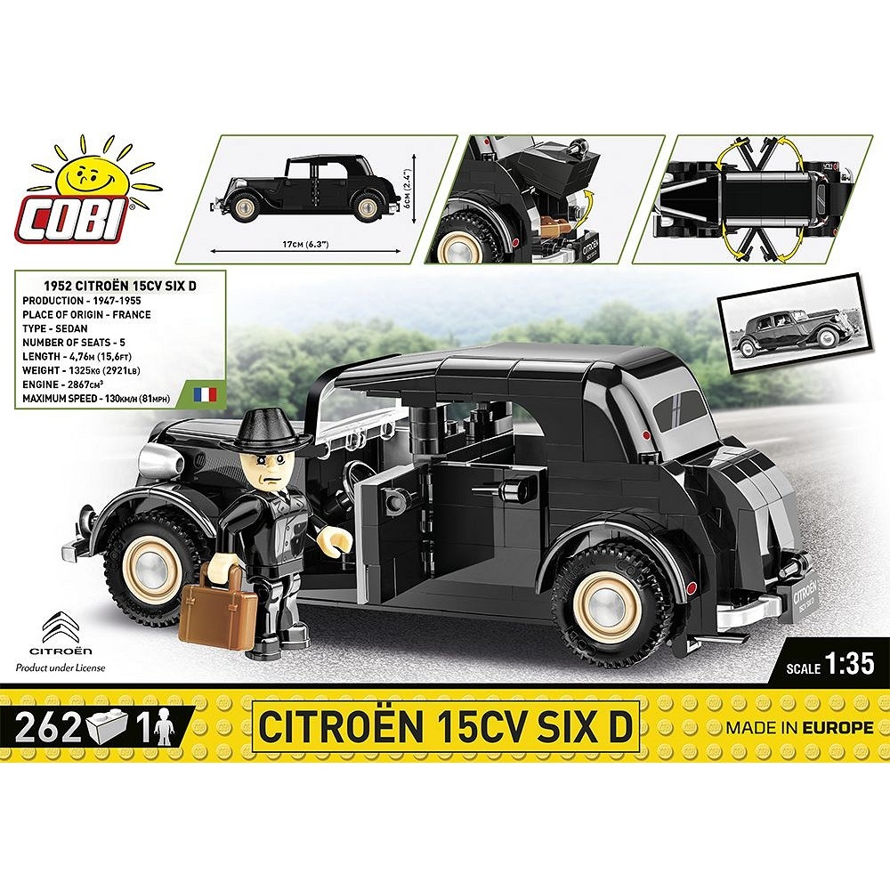 Конструктор COBI Автомобиль Citroen блочный - фото 9