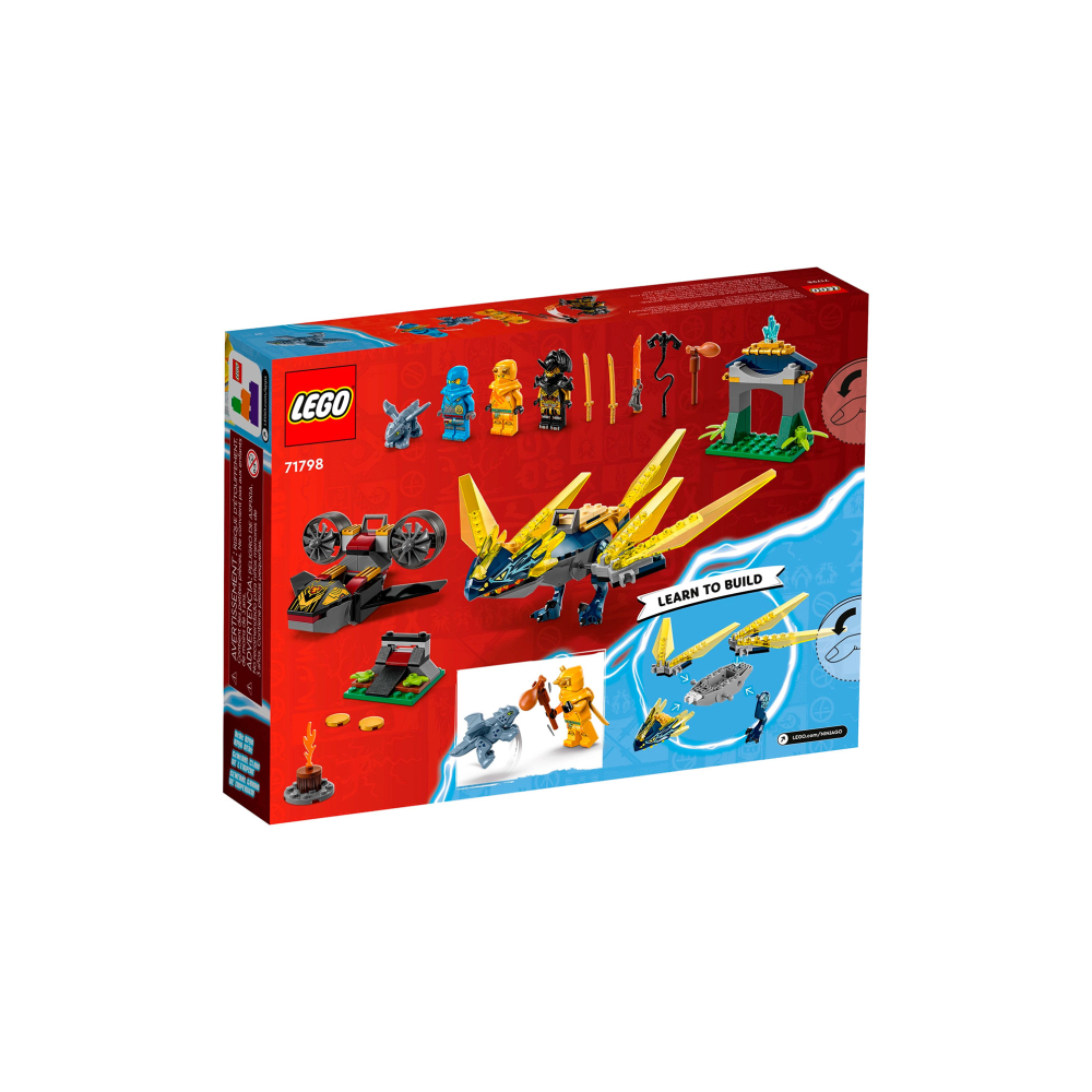 Конструктор LEGO NINJAGO Битва дракона Нии и Арин 71798 78 дет. - фото 2