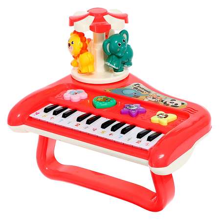 Игрушка музыкальная Sima-Land Весёлые зверята пианино