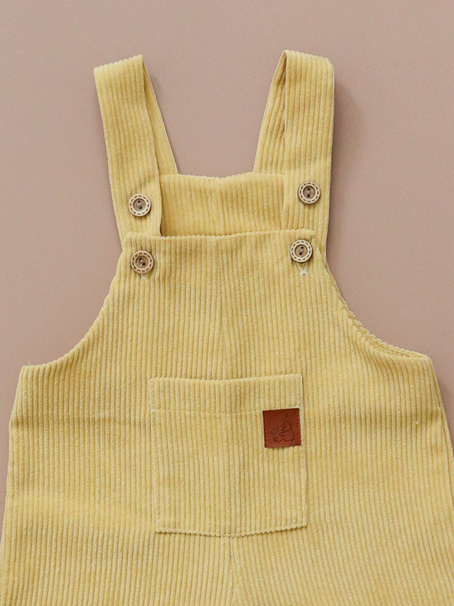 Полукомбинезон Bunnyphant Т-227/горчичный - фото 3