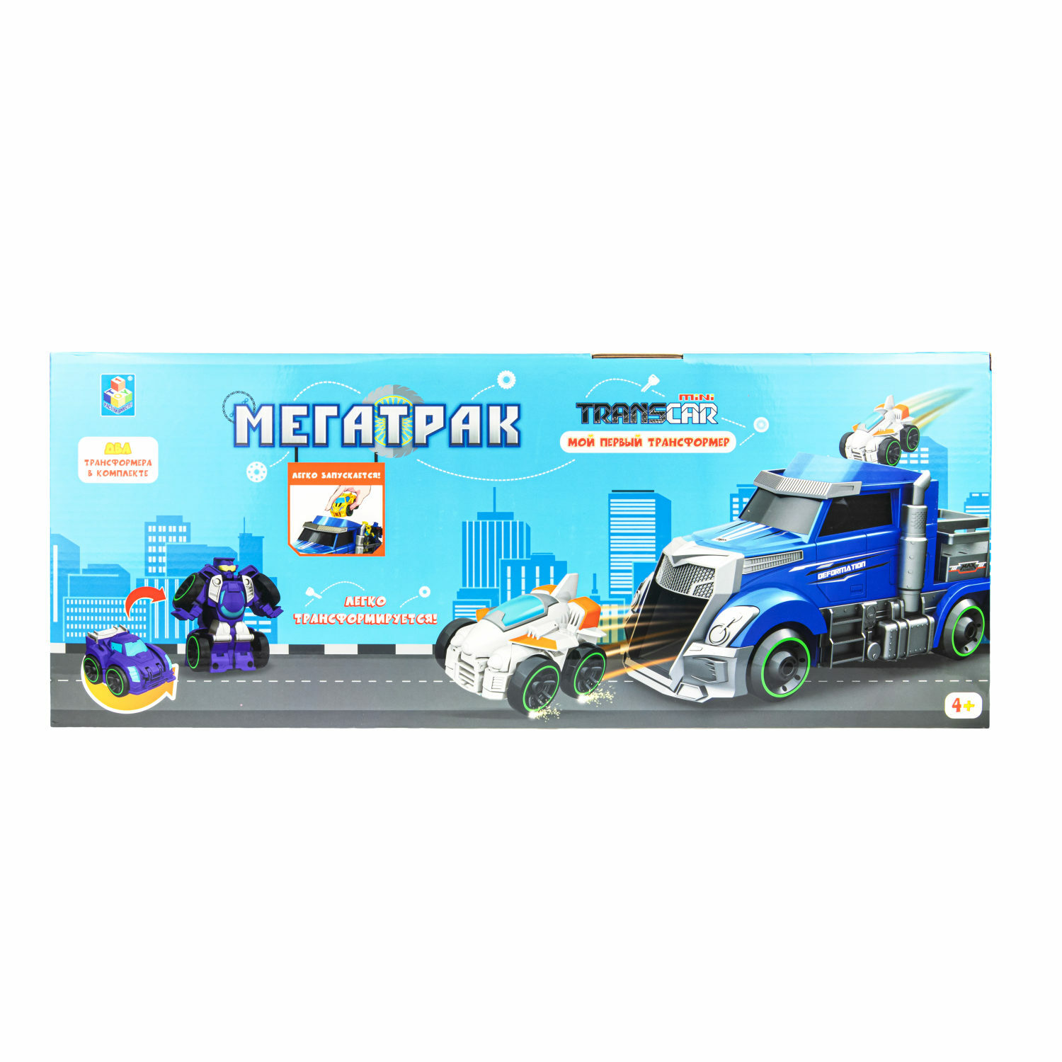 Игровой набор 1TOY Мой первый трансформер Т19436 - фото 14