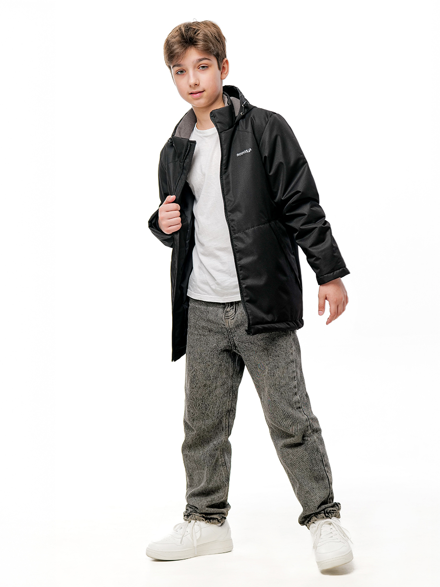 Куртка RODOS М-245/черный(серый) - фото 2