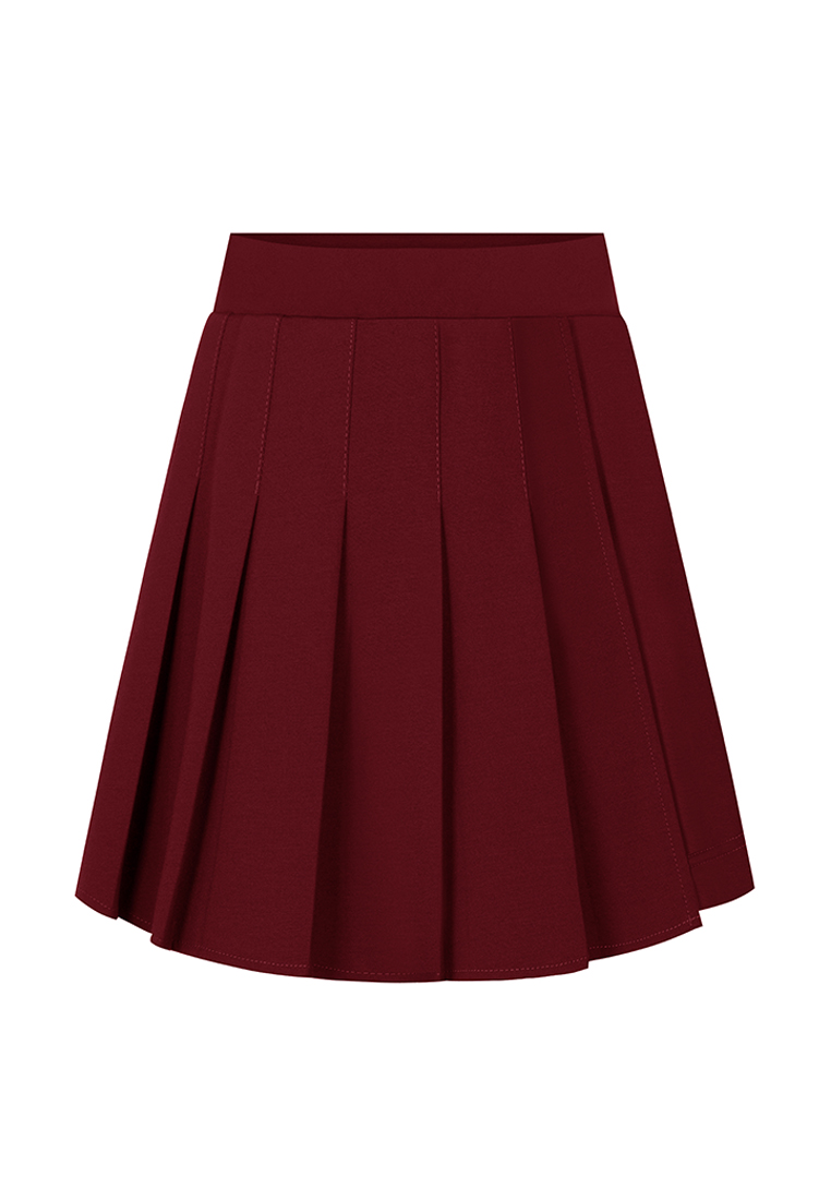 Юбка Stylish AMADEO AP-1077-бордовый - фото 1