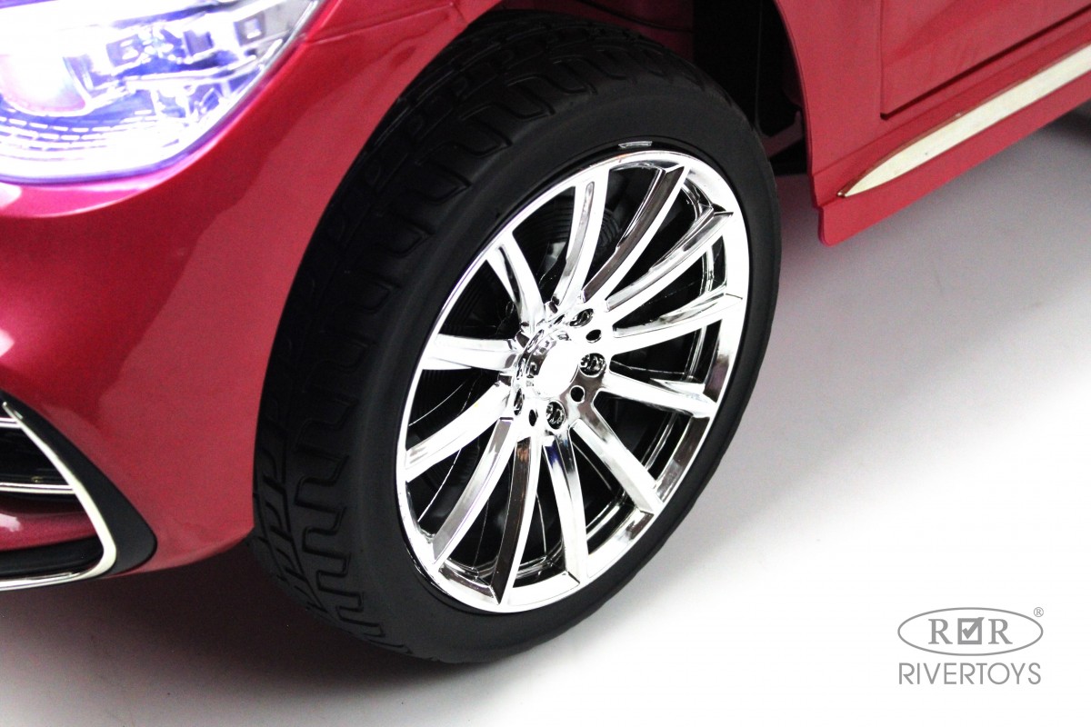 Электромобиль RIVERTOYS Mercedes М333БХ-PINK-GLANEC С пультом ДУ - фото 13