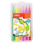 Фломастеры Deli 12 цв.