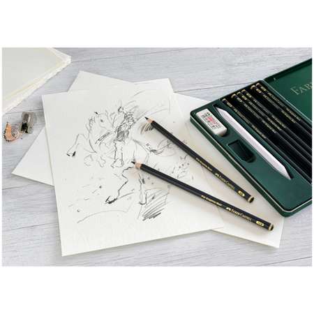 Карандаши чернографитные Faber Castell 8 шт.