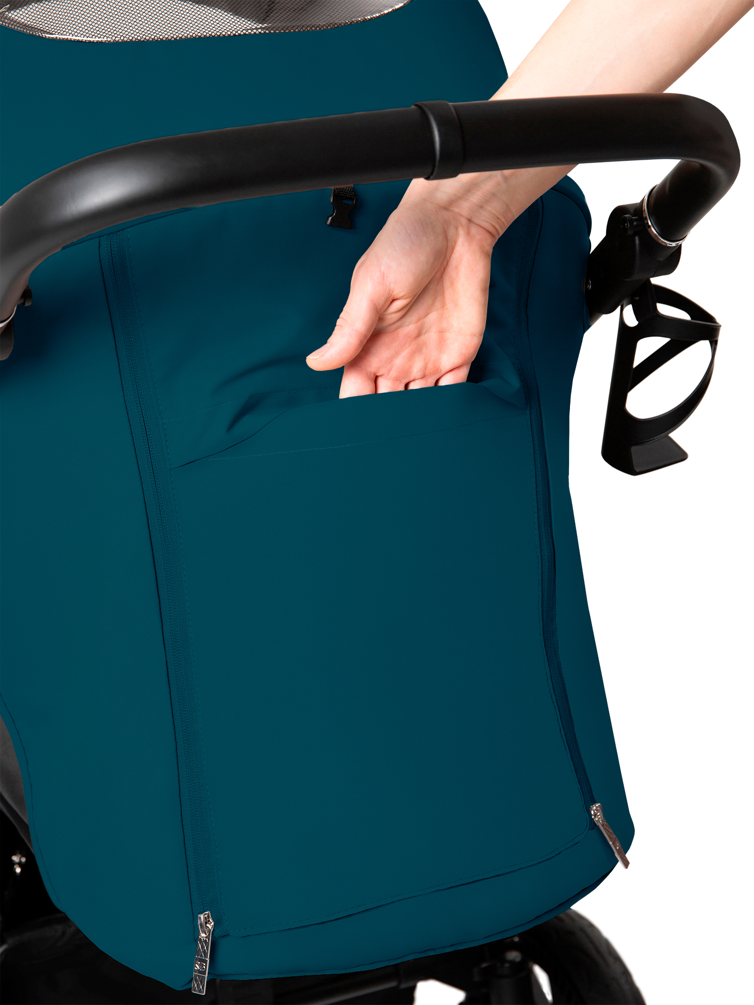 Коляска прогулочная Sweet Baby Contente Plus Basic Dark Green зеленый - фото 19