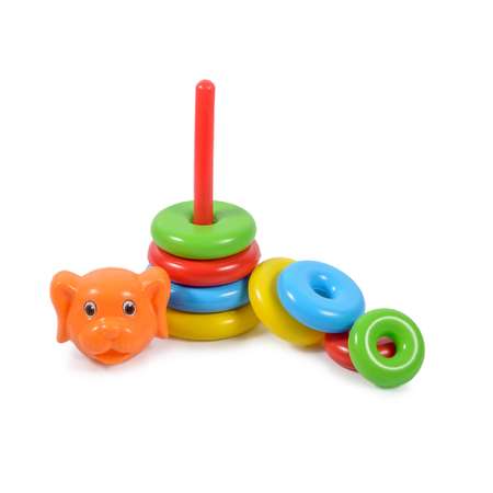 Игрушка Green Plast пирамидка Животные Собака